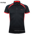 Moisture Wicking Dry Fit Polo Shirt Black Polyester